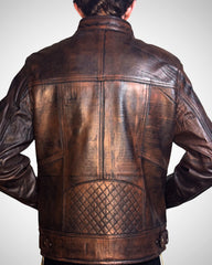 Vintage Classic Brown Original Leather Jacket