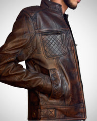 Vintage Classic Brown Original Leather Jacket