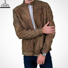 Cowhide Leather Jacket for Men - Stylish & Durable