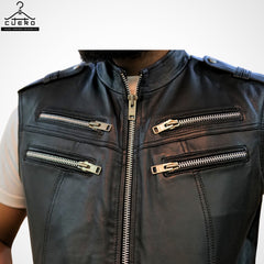 Drunked Old Man Leather Jacket - Unique Style for Men