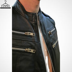 Drunked Old Man Leather Jacket - Unique Style for Men