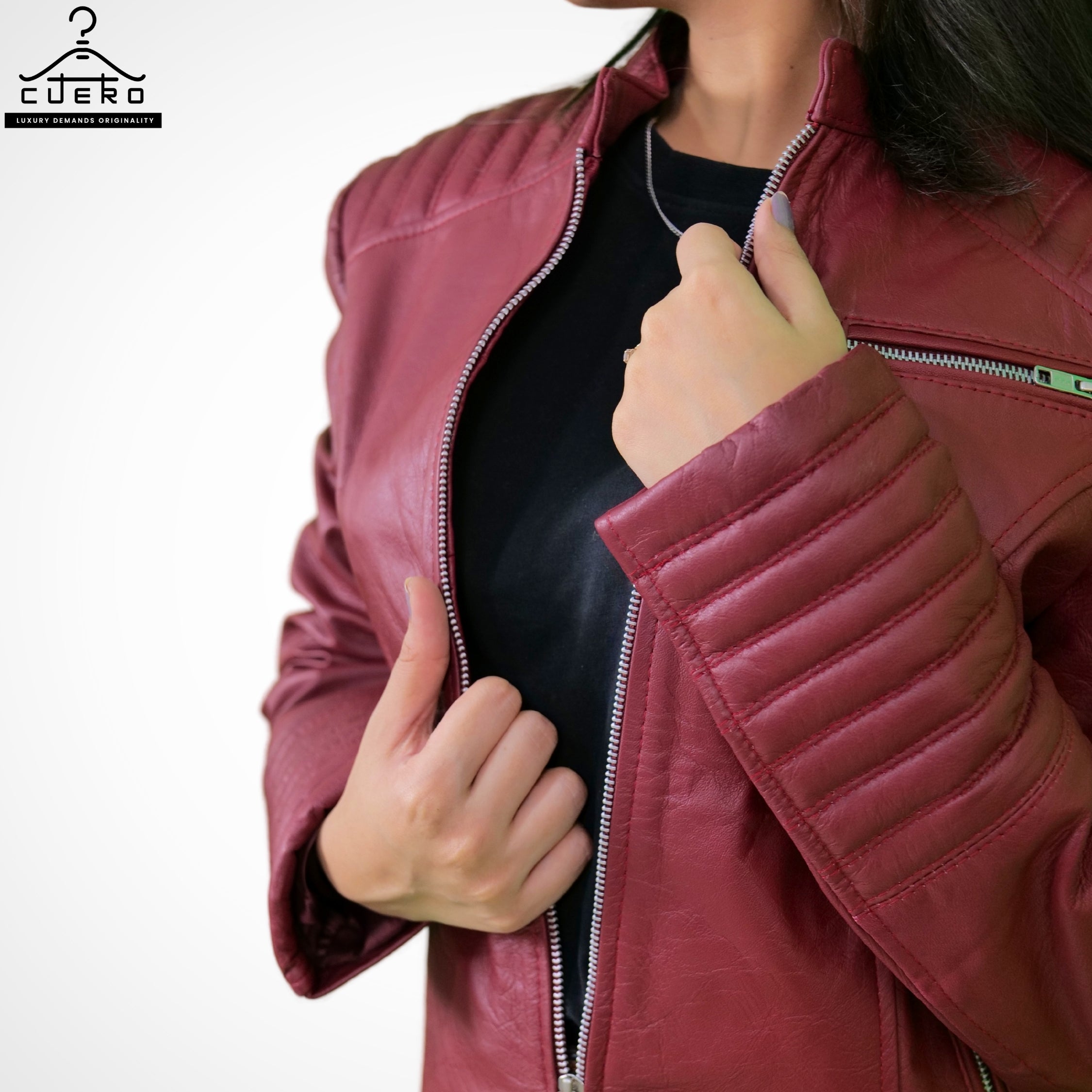 False Love Women's Sheep Leather Jacket - Fashion Statement