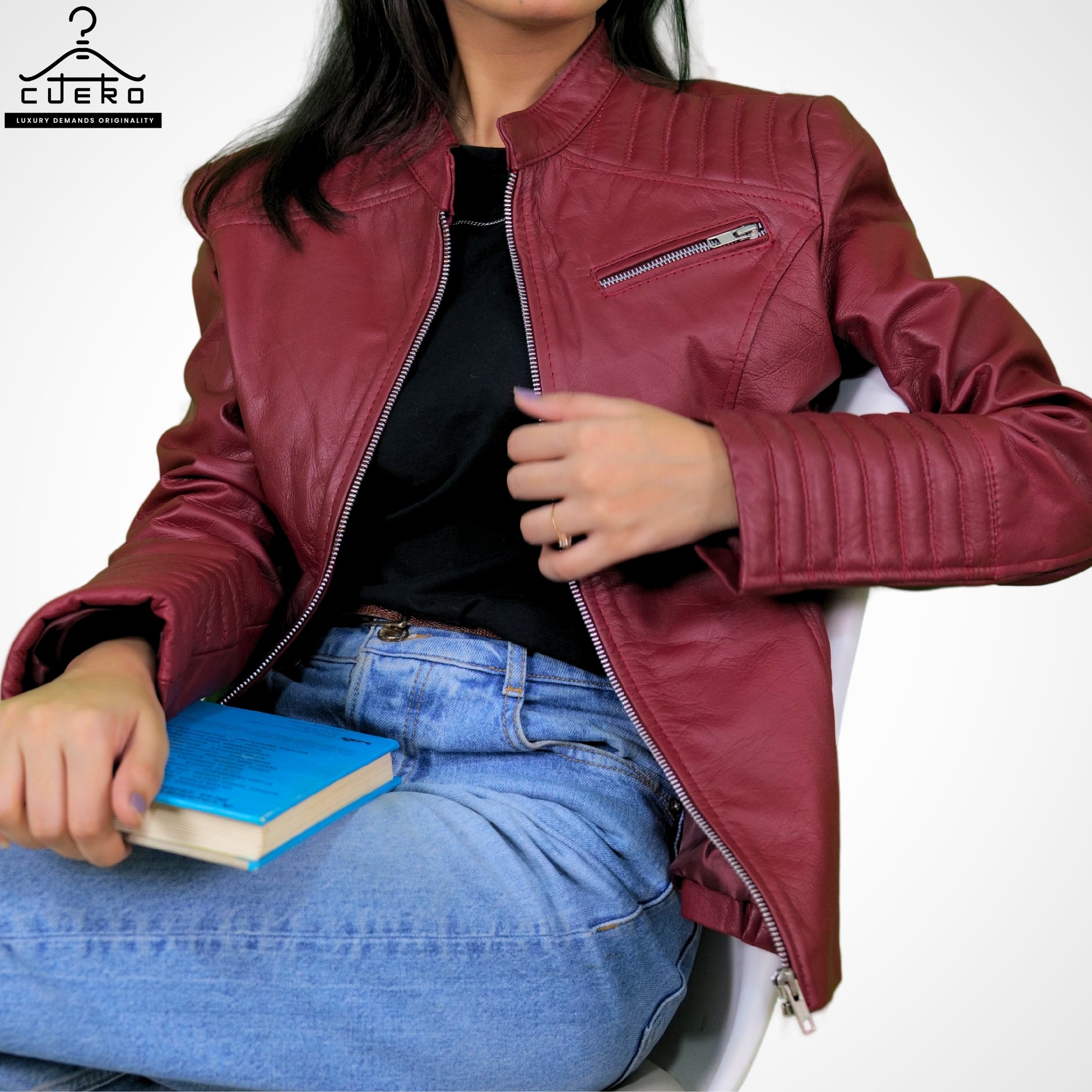 False Love Women's Sheep Leather Jacket - Fashion Statement